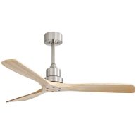 52 inch Modern Solid Wood Ceiling Fan With Remote Control,6 WInd Speed,Reversible Airflow