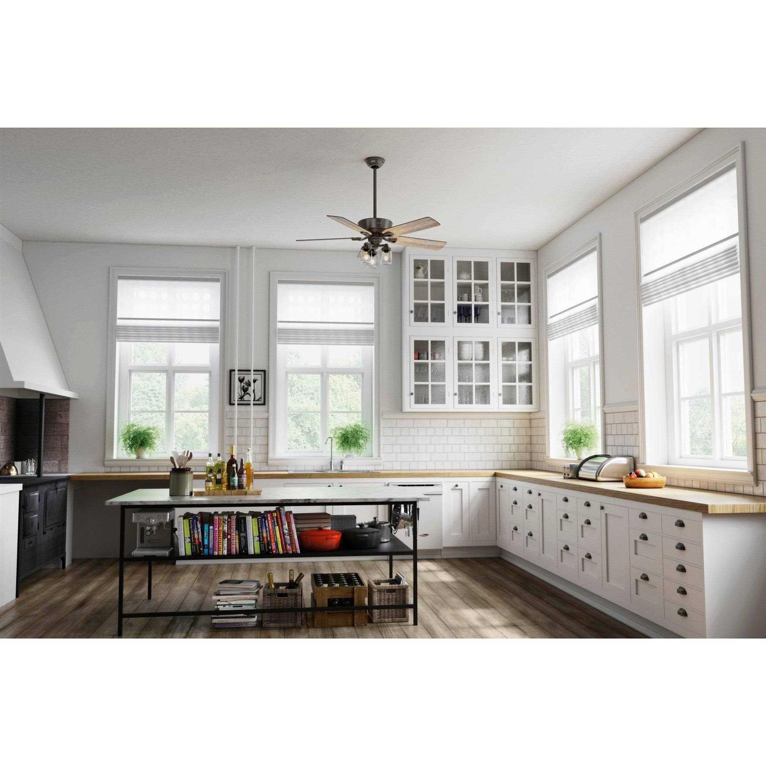 52 Hunter Devon Park Ceiling Fan with LED Module 50604 - Image 2