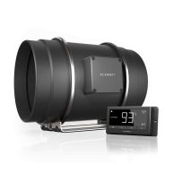 AC Infinity Cloudline T8, Quiet Inline Duct Fan System with Temperature and Humidity Controller