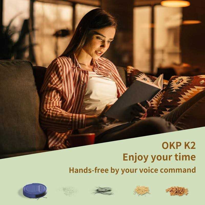 Okp Life K2 Robot Vacuum Cleaner 1800 mAh - Image 5