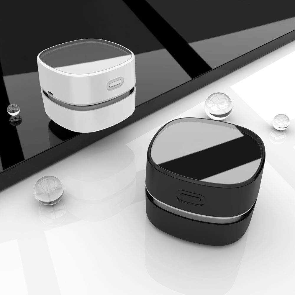 ODISTAR Desktop Vacuum Cleaner,Mini Table dust Sweeper Energy Saving,High Endurance up to 400 mins,Cordless&360o Rotatable Cleaning Hairs - Image 2