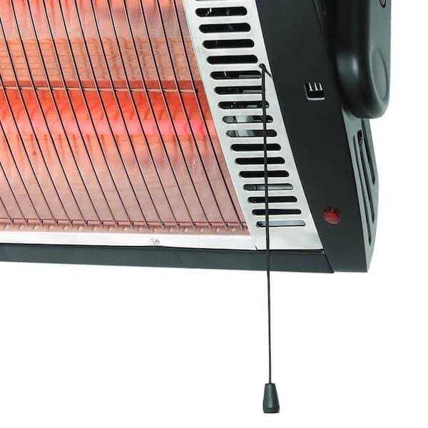 Optimus 1320-Watt Electric Infrared Garage/Shop Ceiling Mount Bladeless Utility Heater - Image 2