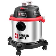 Porter-Cable 5 Gallon Wet Dry Vacuum 4 Peak HP Stainless Steel 3 in 1 Shop Vacuum Blower with Powerful Suction