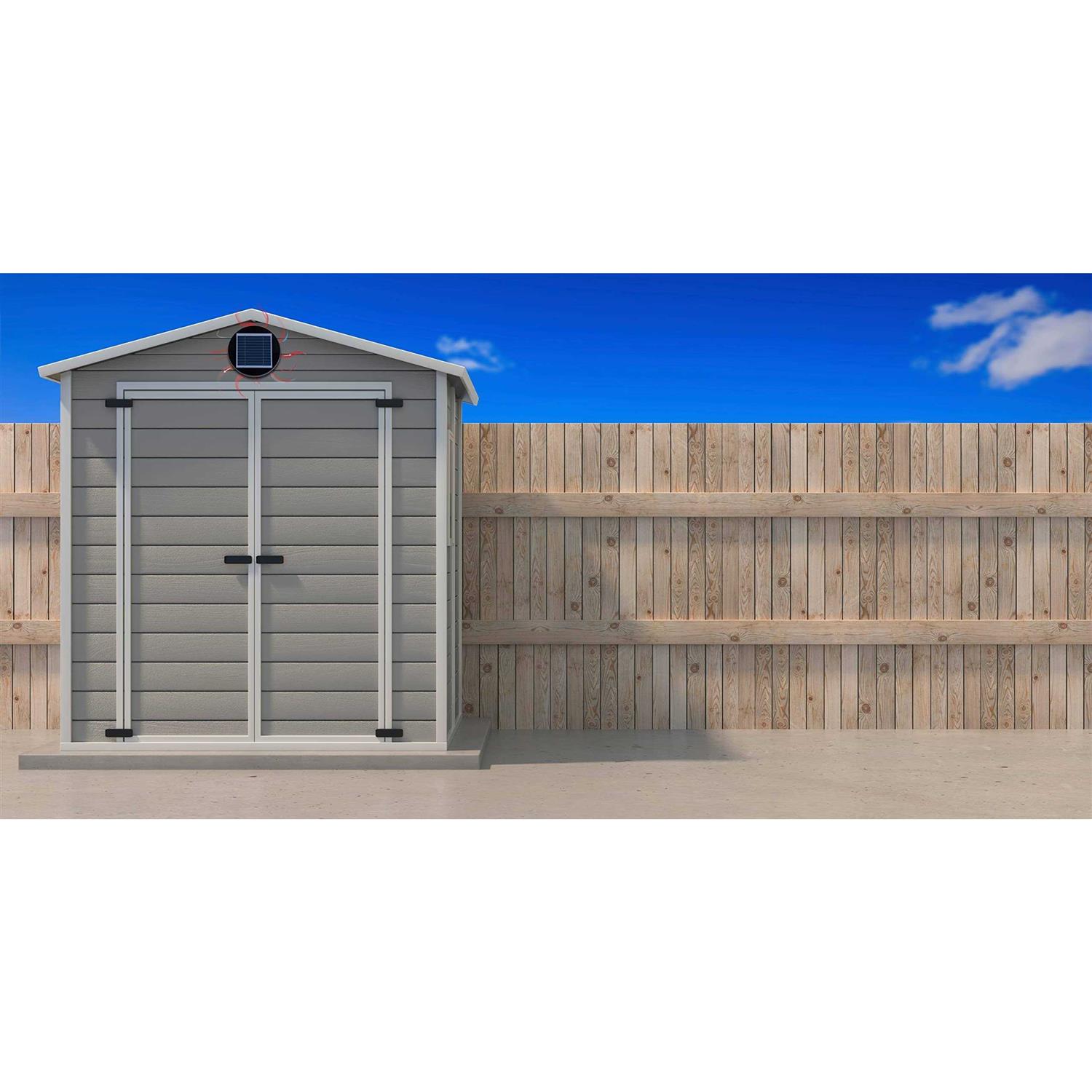 Quietcool Solar Utility Fan for Sheds, Greenhouses, Portable Restrooms and more - Image 4