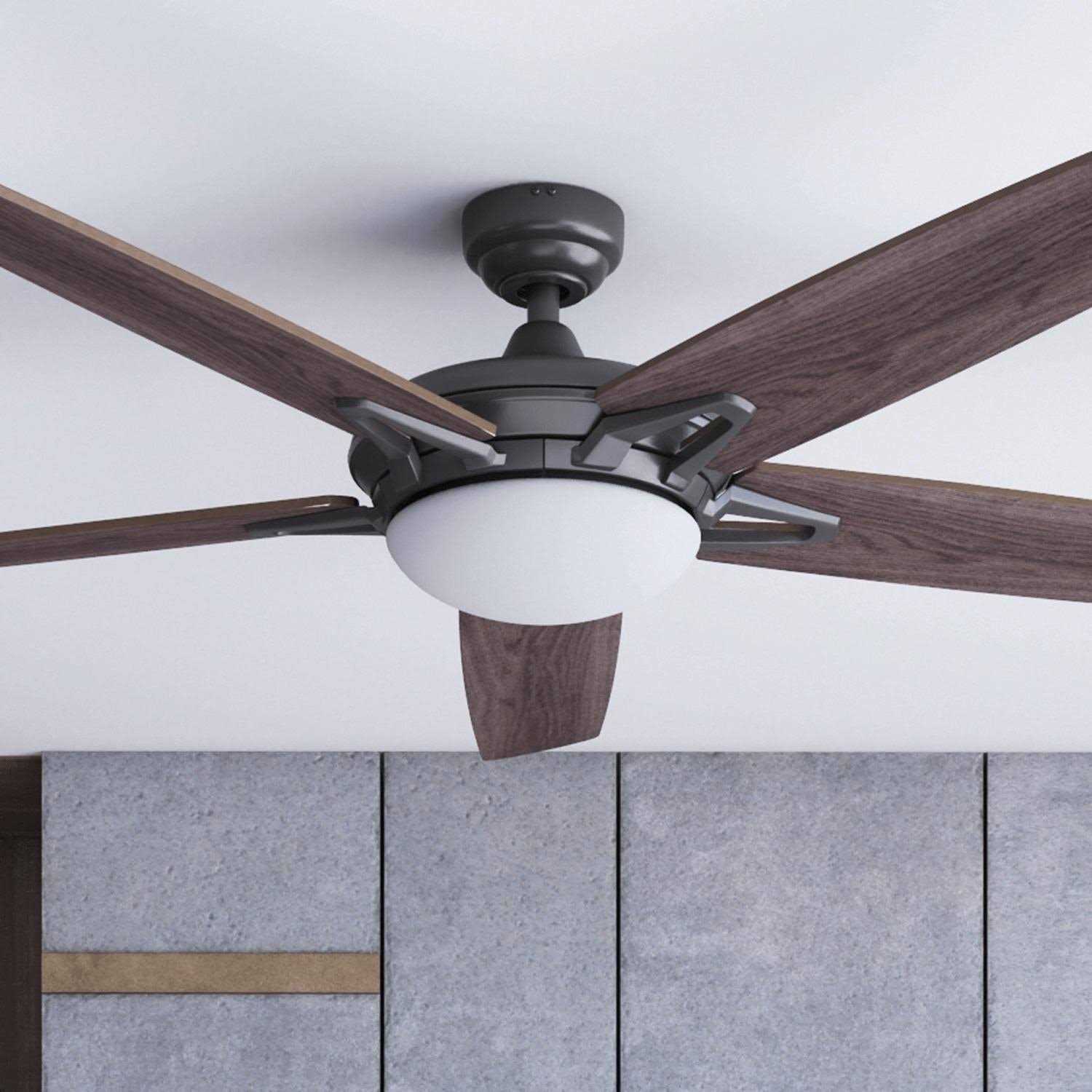 Prominence Home Clancy 52 Inch Matte Black Ceiling Fan with Light - Image 4