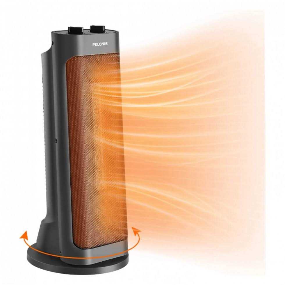 PELONIS PTH15A2BGB 1500W Fast Heating Space Heater Programmable Thermostat - Image 3