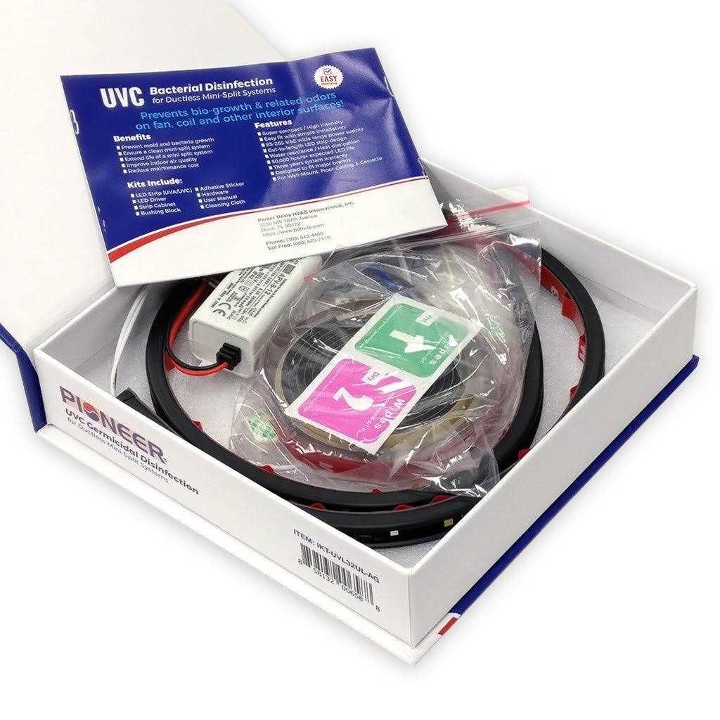Pioneer UVC Bacterial Disinfection Kit for Mini Split Systems - Image 2