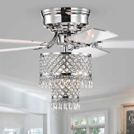 Silver Orchid Lawrence Pull-chain Ceiling Fan