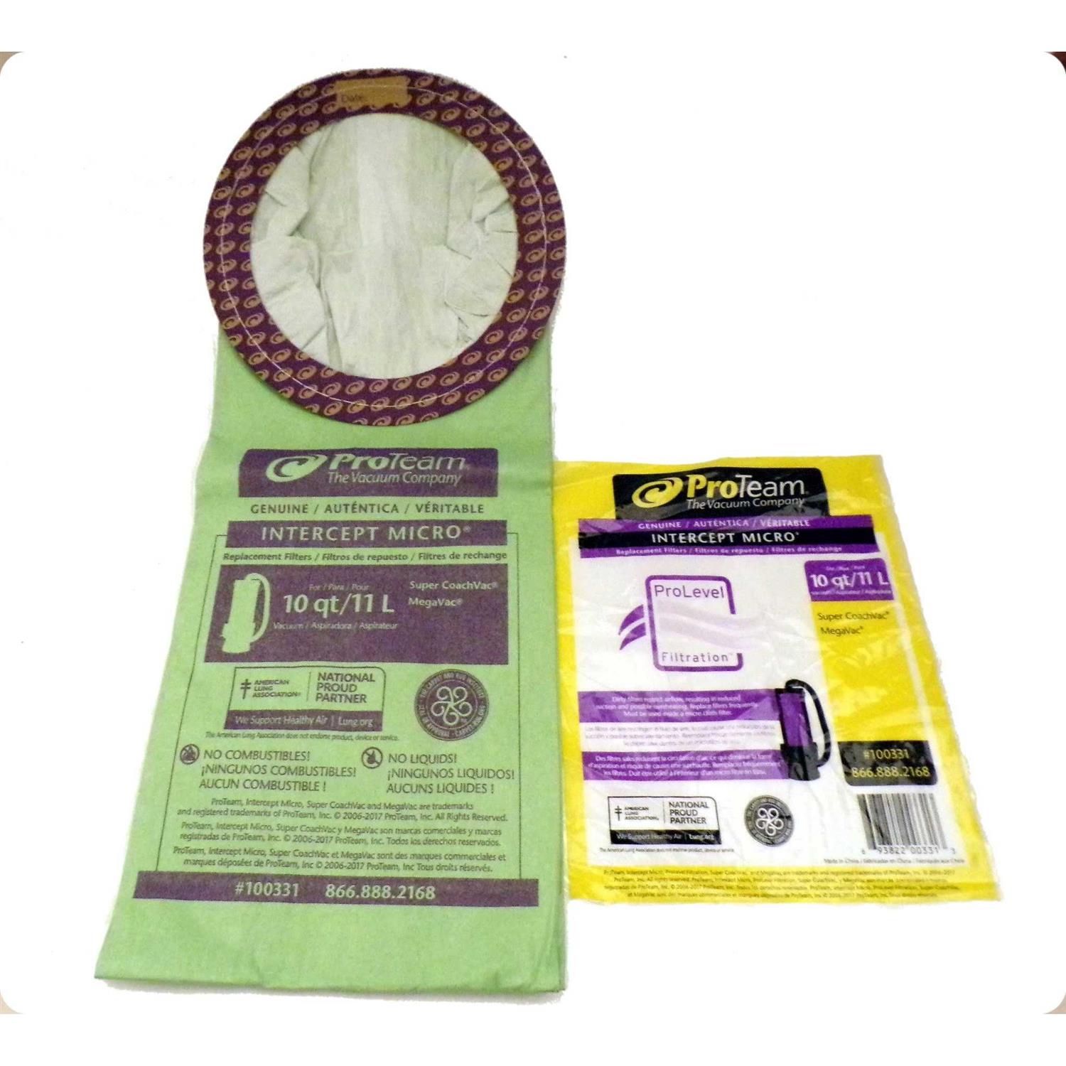 ProTeam 10 Qt Intercept Micro Filter Bags 100331 - Image 4