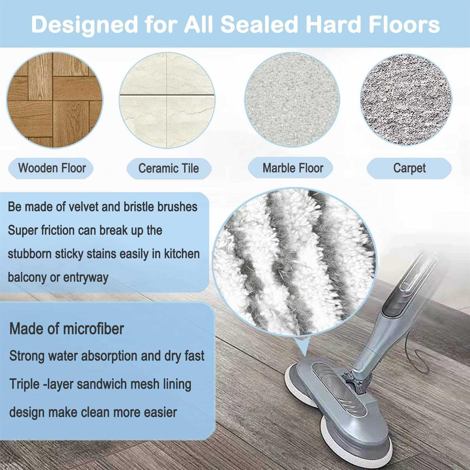 10 Pack S7001 Pads Replacement Steam Mop Pads for Shark S7001 Shark S7000AMZ - Image 3