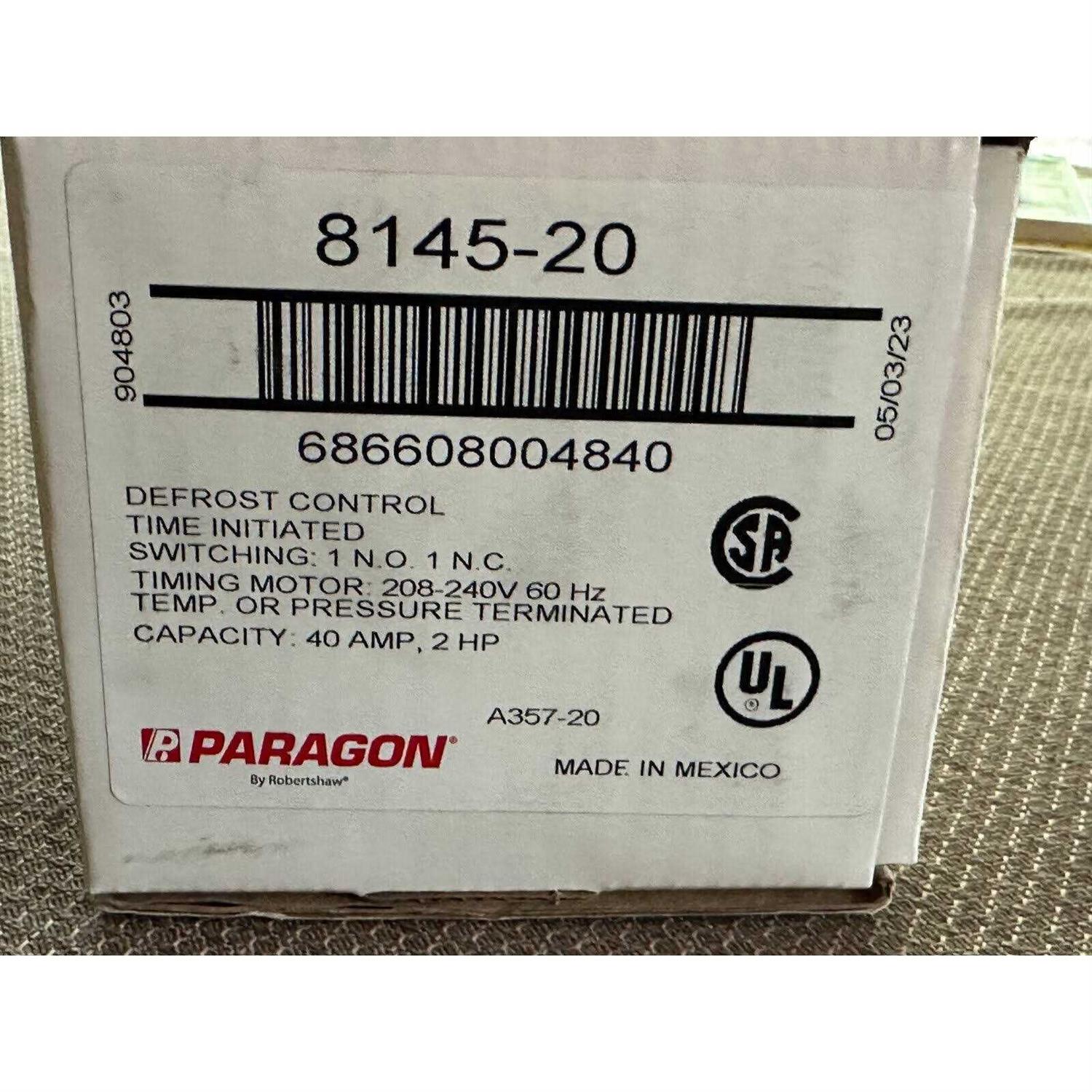 Paragon 8145-20M Defrost Timer Control - Image 2