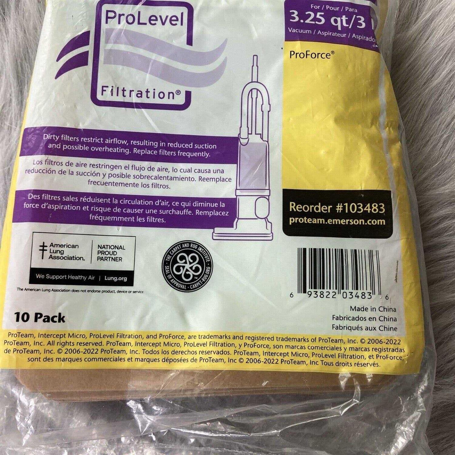 ProTeam Intercept Micro Filter Bags 103483 - Image 3