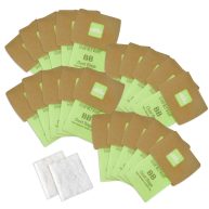 Reinlichkeit 20 Pack Type Bb Compact Canister Bags Replacement for Oreck Xl Buster B Canister Vacuum Bags Pkbb12dw Bb180 Bb280 Bb850 Bb870 Bb900 BB1000 MV160