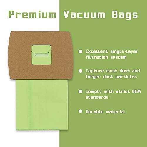 Reinlichkeit 20 Pack Type Bb Compact Canister Bags Replacement for Oreck Xl Buster B Canister Vacuum Bags Pkbb12dw Bb180 Bb280 Bb850 Bb870 Bb900 BB1000 MV160 - Image 5