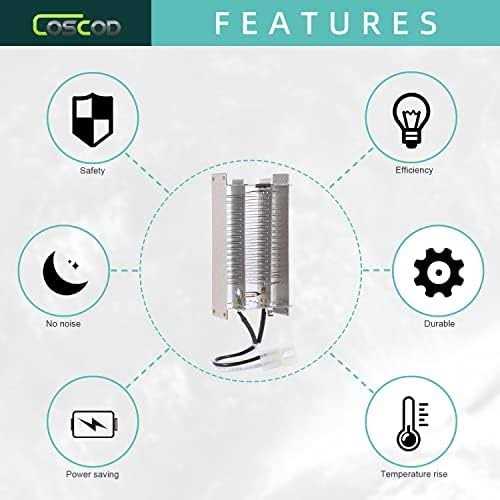 Original Bathroom Fan Heater Element Replacement Part COSCOD Heater Element for Nutone QTXN 110HL/100HL/ Broan 100HL etc - Image 2