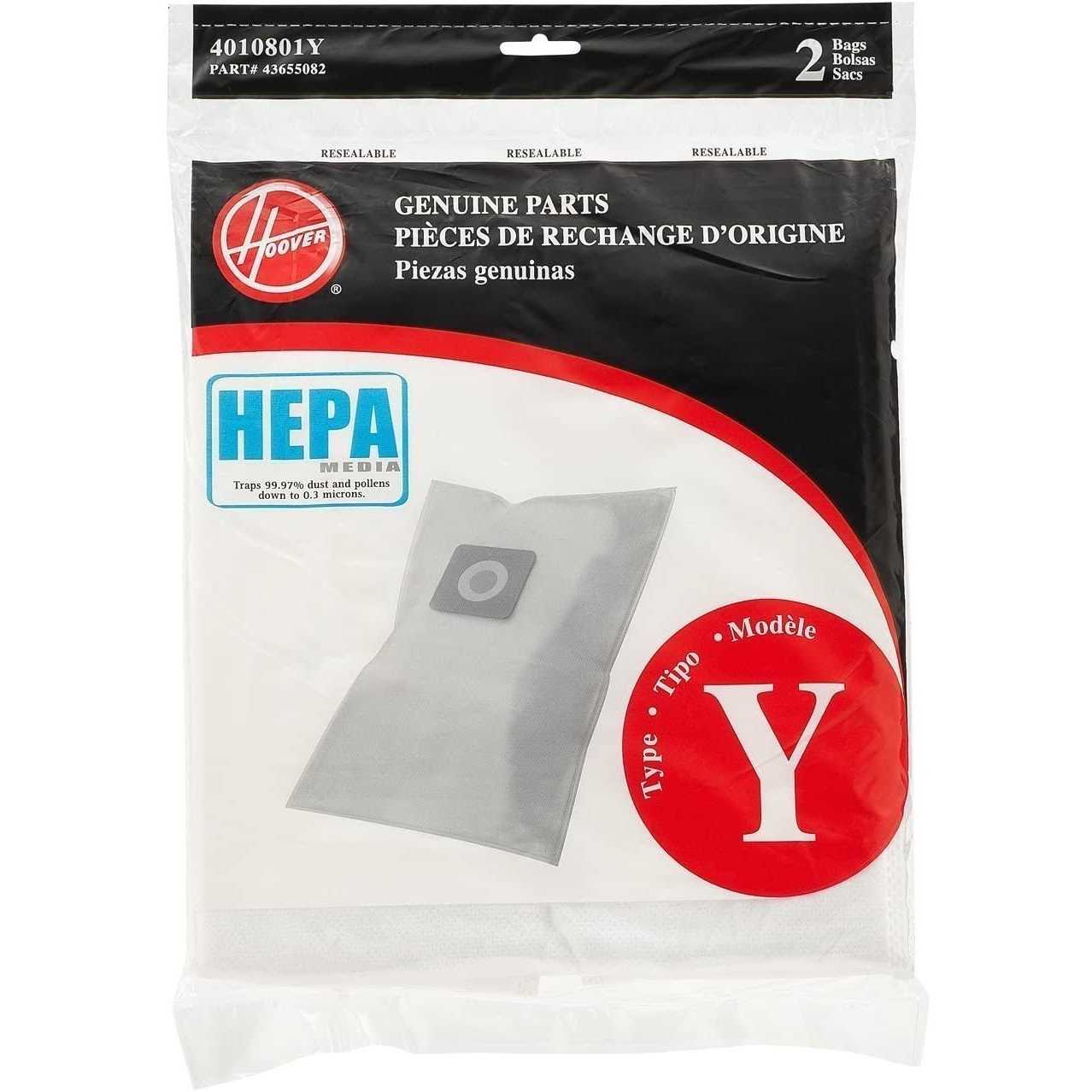 Replacement Part For Hoover Type Y Hepa Bag - Image 2