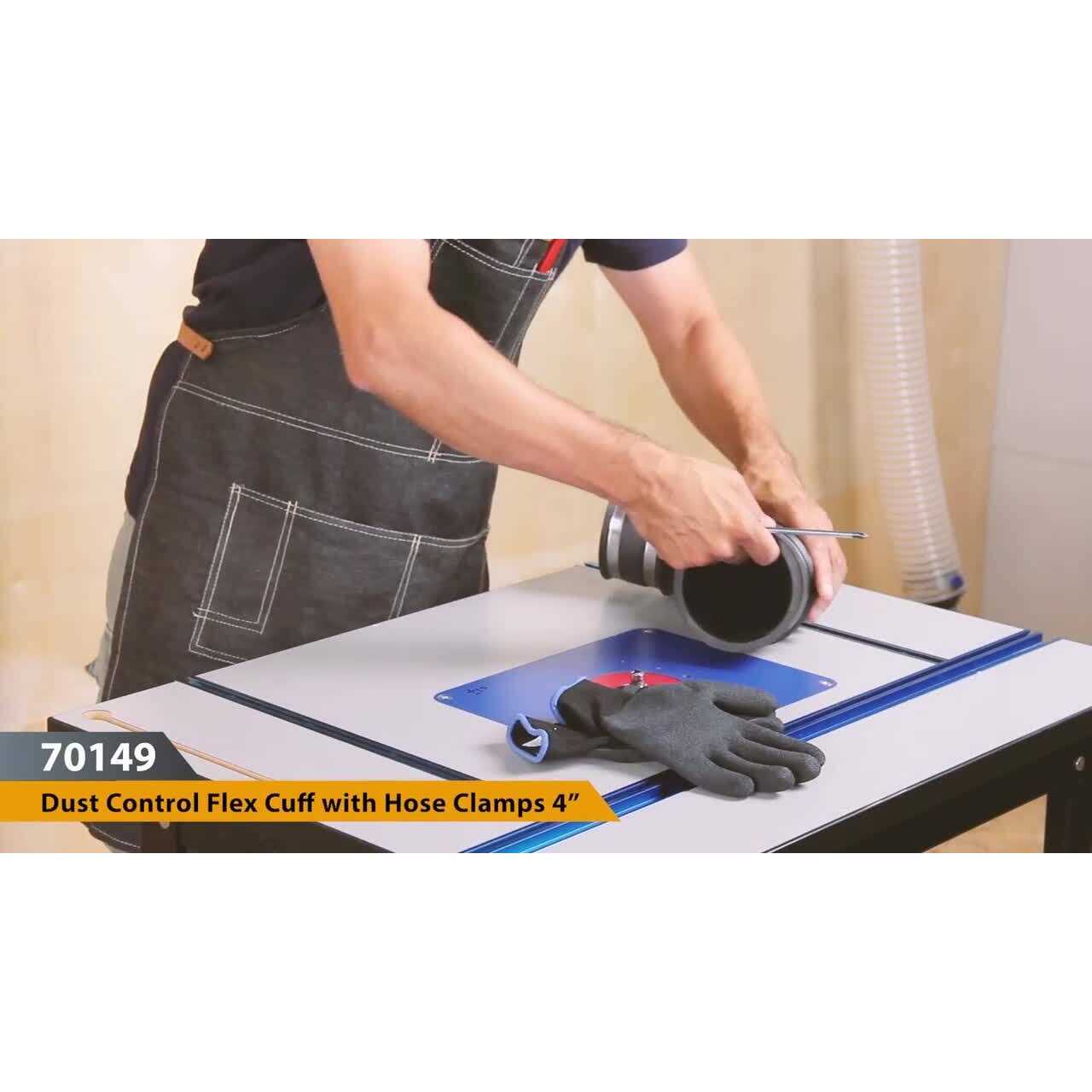 Powertec 70291 4 Port to 2-1/2 Hose Tapered Adapter Dust Collection Reducer Fitting - Image 5