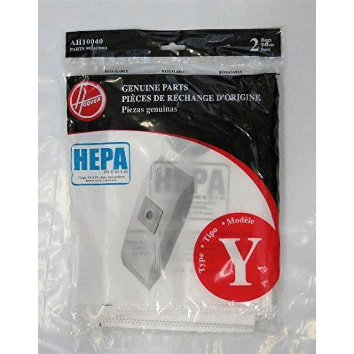 Replacement Part For Hoover WindTunnel Y Hepa Pleated Vacuum Filter Bags Ah10040 902419001