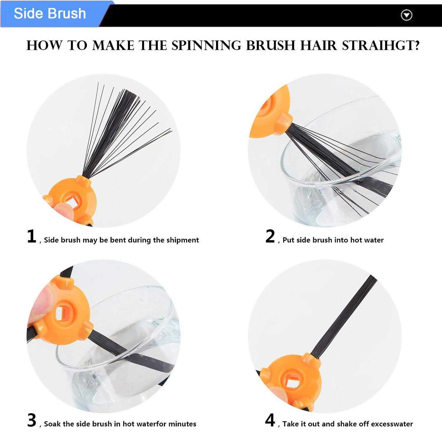 Replacement Filters and Brushes for Ecovacs Deebot N79 N79s Dn622 500 N79w Robot - Image 2