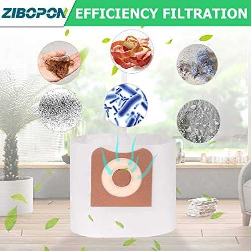 12 Pack VF3501 Dust Bags Replacement for Ridgid & Workshop 3-4.5 Gallon Vacuums - Image 4