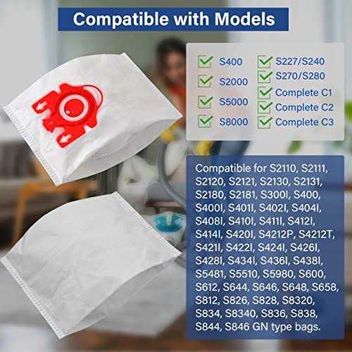 14 Packs Miele Vacuum Cleaner Bags Replacement for Miele Compact C1 Vacuum Bags Type FJM,Compact C1,Compact C2,S6000-S6999,S4000-S4999,S700,S500 - Image 4