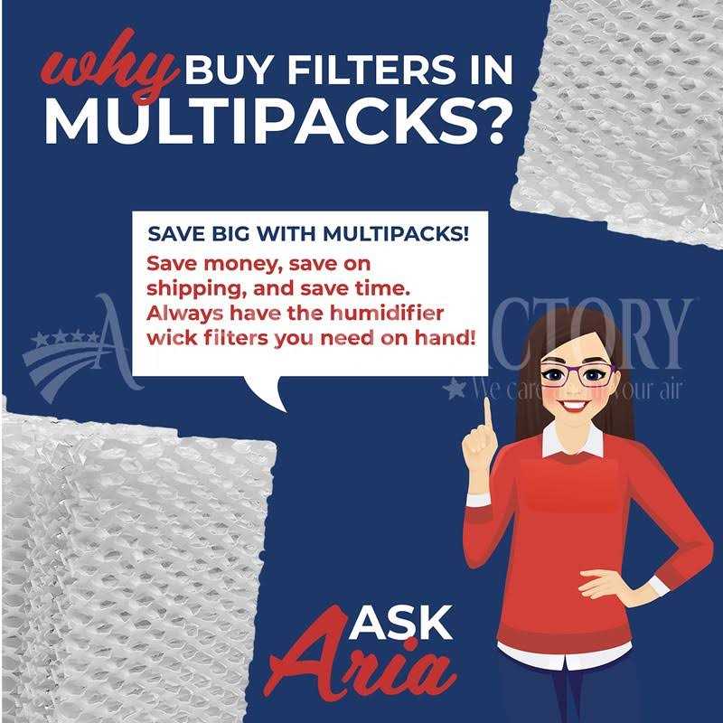 2 pack Air Filter Factory Replacement For Mainstays Mdh-0103jb Humidifier Wick Filters - Image 3