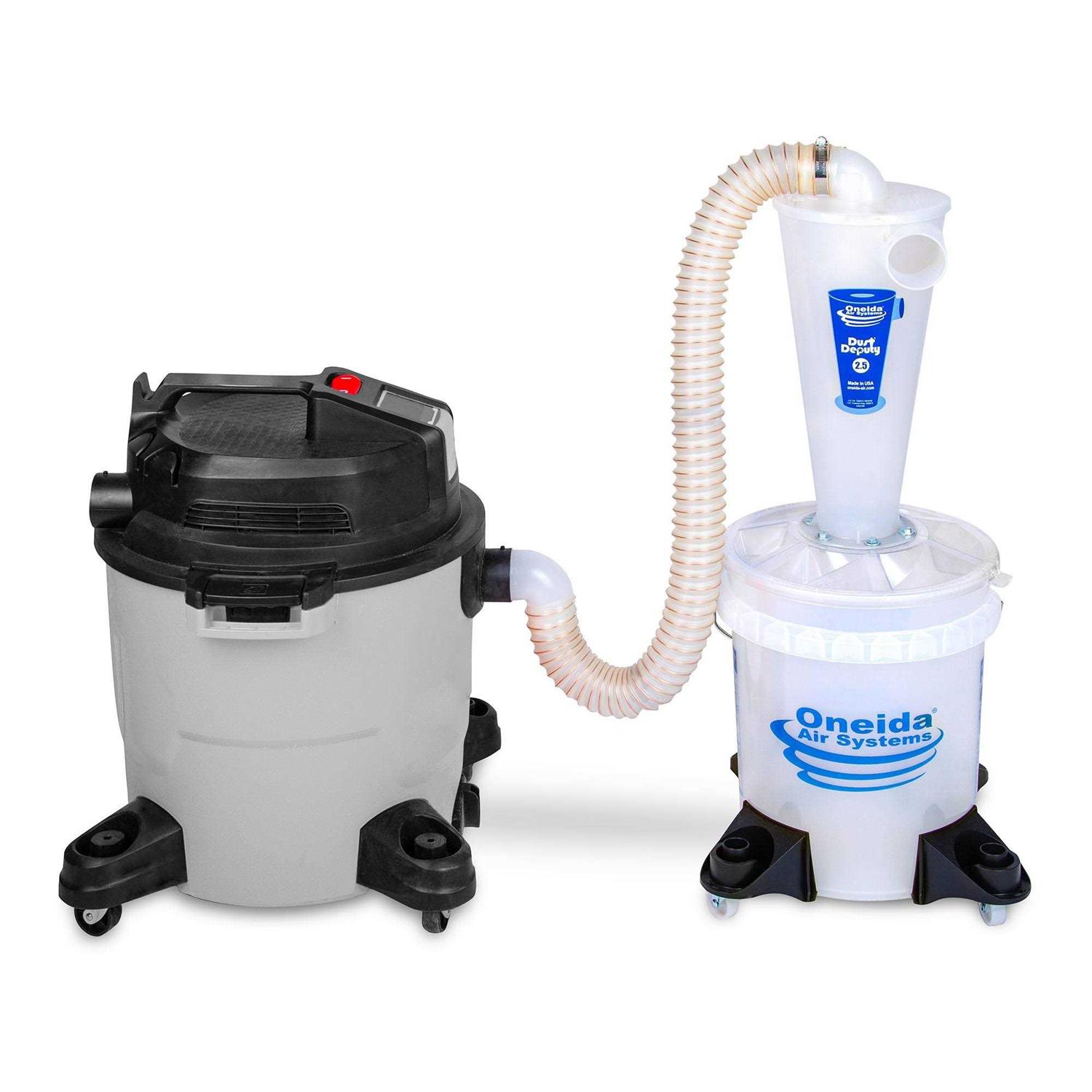 Oneida Air Systems Dust Deputy 2.5 Sturdy Deluxe All Clear Cyclone Separator Kit - Image 4
