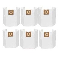 PACK 6 VF3502 Shop Vac Bags Compatible with Ridgid 12 to 16 Gallon Wet Dry Vac High Efficiency Vacuum Bag 23743 Replacement Dust Collector PS12