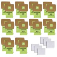Replacement Style BB Vacuum Dust Paper Bags Compatible With Oreck XL Buster B Canister,PKBB12DW