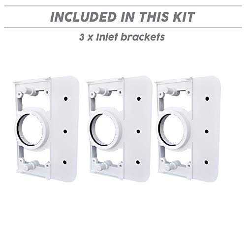 Ovo Complet Central Vacuum 3 inlets Installation kit with 50 ft Pvc Pipe and Fit - Image 2