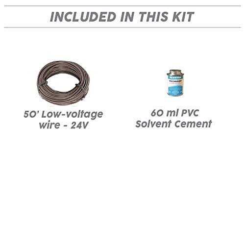 Ovo Complet Central Vacuum 3 inlets Installation kit with 50 ft Pvc Pipe and Fit - Image 5