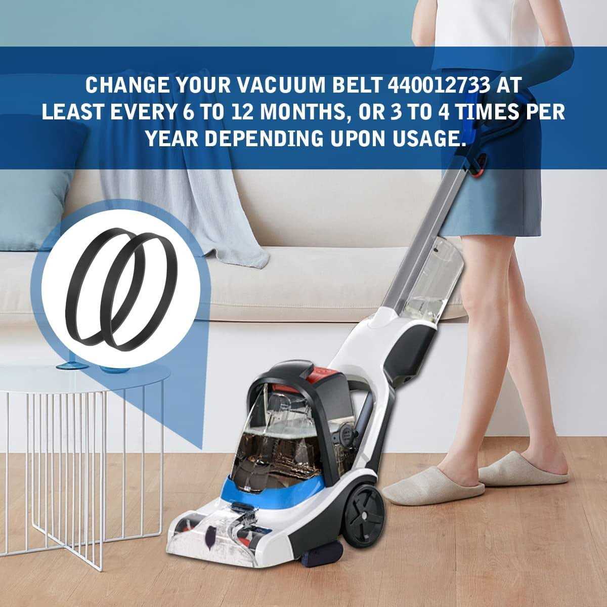 Replacement Vacuum Belts For Hoover PowerDash Pet Fh50710cn Fh50700 Fh50712 Fh50710 Fh55010 Fh50702 Carpet Cleaner,Replace Part #440012733,440014074 - Image 4