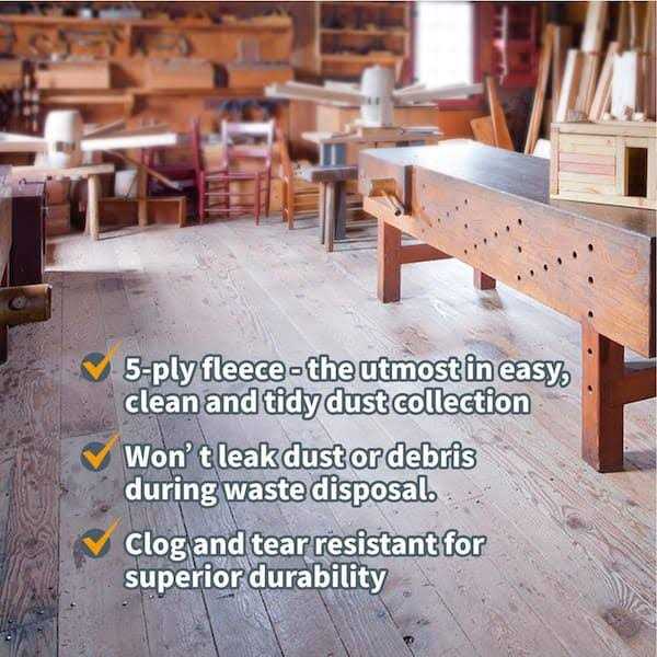 Powertec 75043 Fleece Filter Bags for Vacmaster VK811PH - Image 2