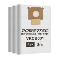 Powertec 75043 Fleece Filter Bags for Vacmaster VK811PH