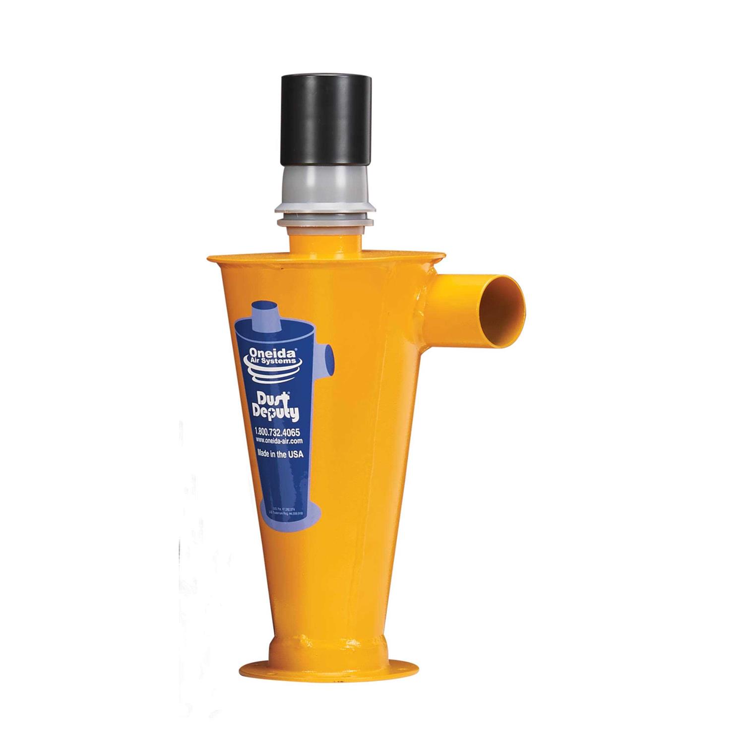 Oneida Air Systems Heavy-Duty Steel Dust Deputy DIY Cyclone Separator