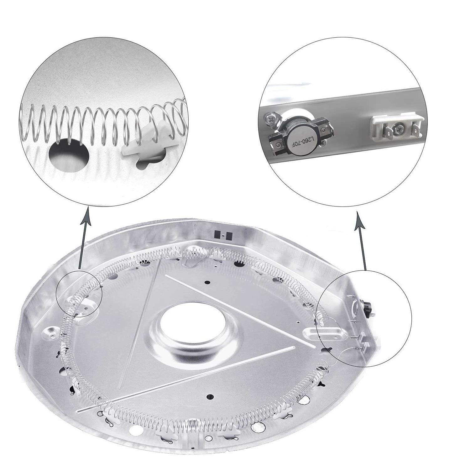 131553900 Dryer Heater Assembly by Sikawai Fit for Frigi-daire Ken-more Gib-son Cros-ley Replace AP2107129 407685 131475400 131505700-1 YEAR - Image 2