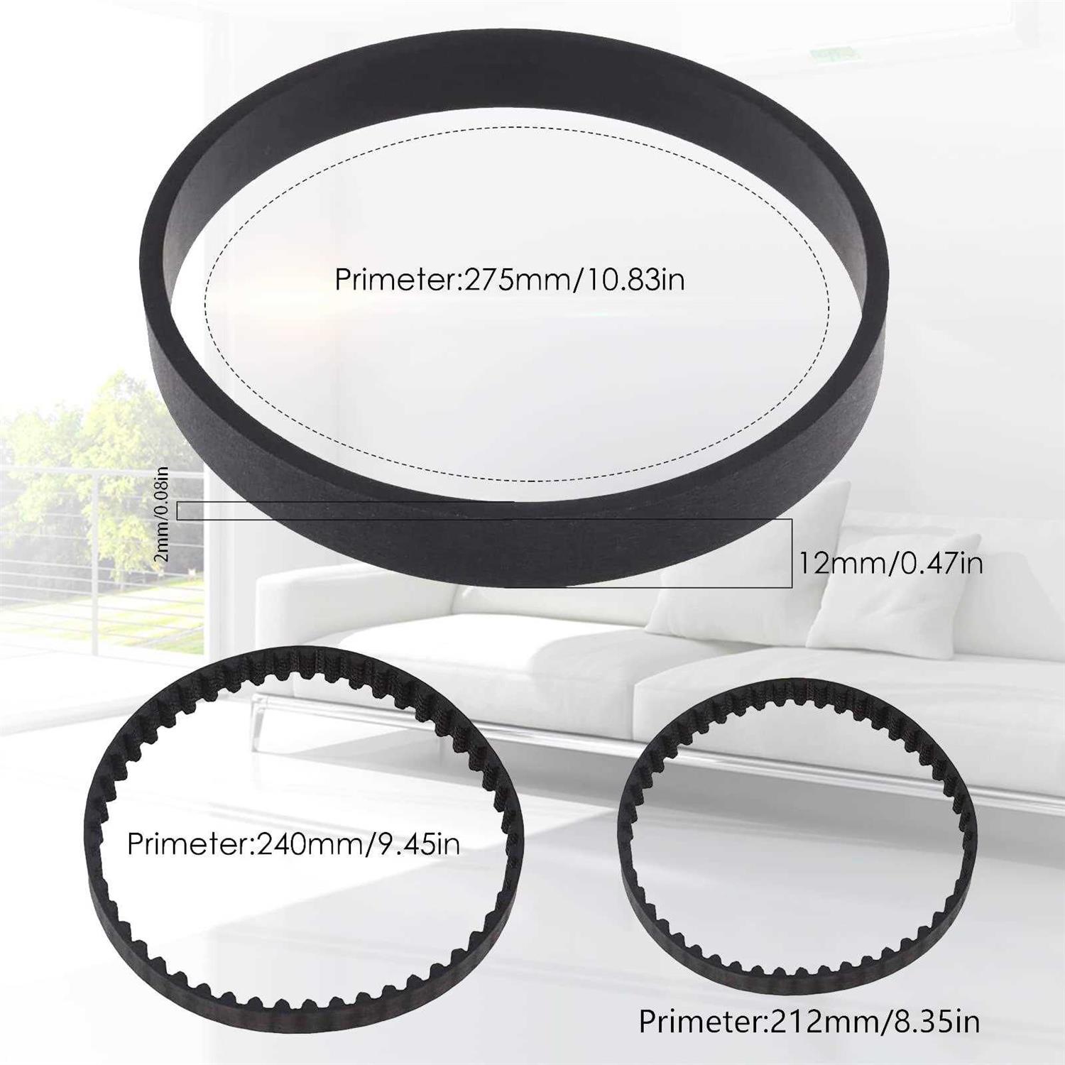 Replacement Vacuum Belt Set for Bissell Proheat 2x Revolution Pet Pro - Image 4