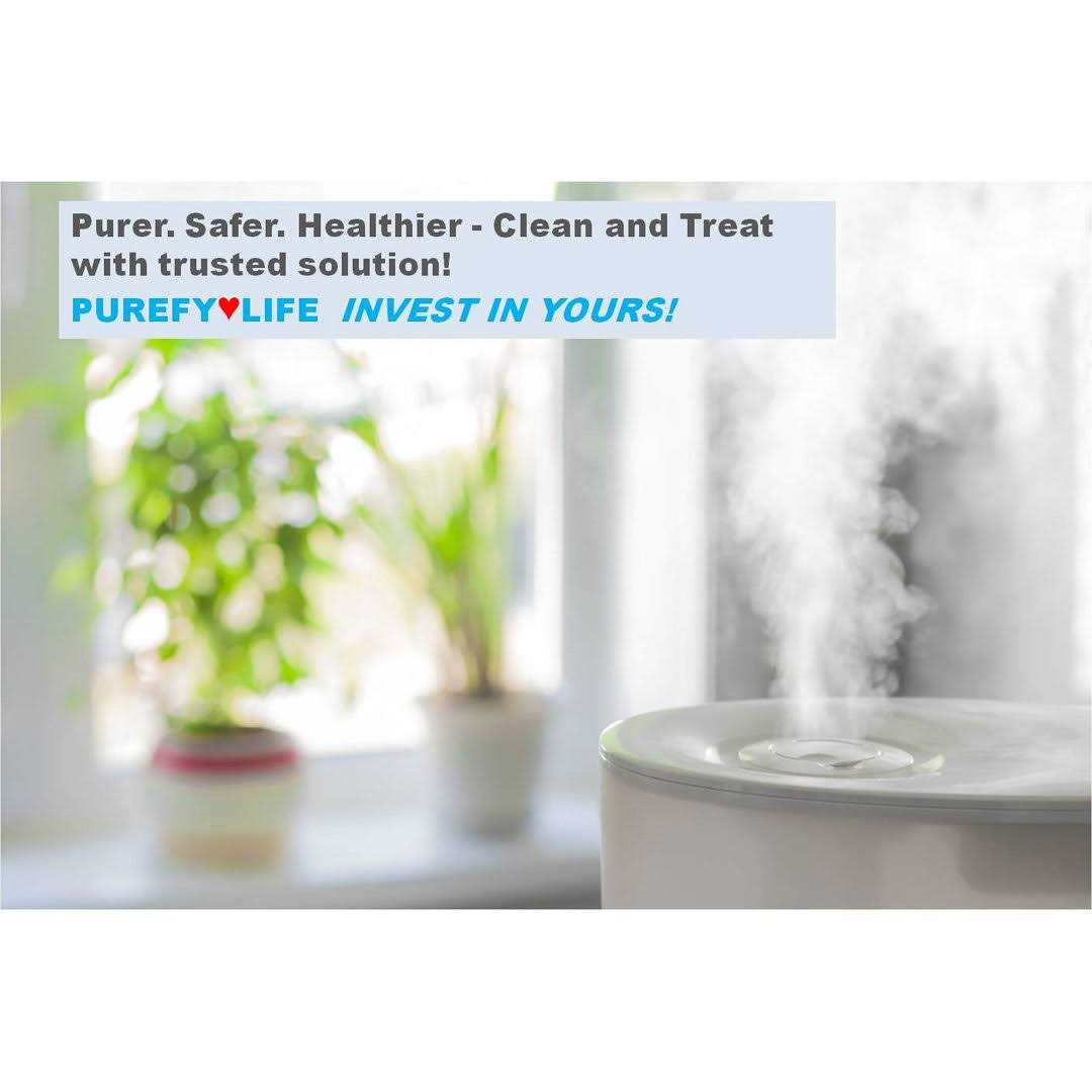 Purefy Humidifier Treatment Ultrasonic & Evaporative Hypoallergenic. Unscented. No Residue. Baby Safe. Auto Humidifier Cleaning as - Image 4