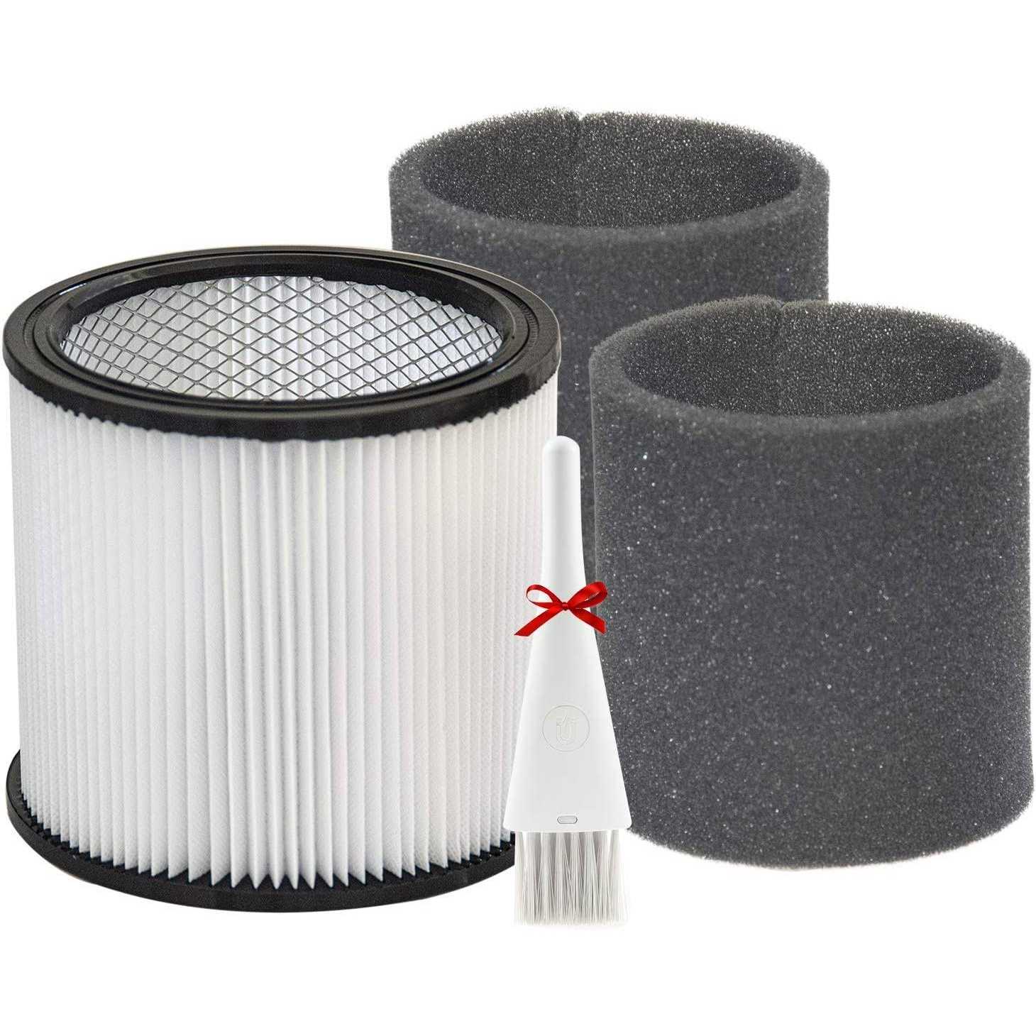 Replacement 90304 90350 90333 Cartridge Filter Compatible with Shop-Vac 5 Gallon Up Wet/Dry Vacuum Cleaners