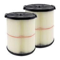 Replacement Cartridge Filter for Craftsman 9-38754 Red Stripe General Purpose for 5 to 20 Gallon Shop Vacuums CMXZVBE38754,2 Pack