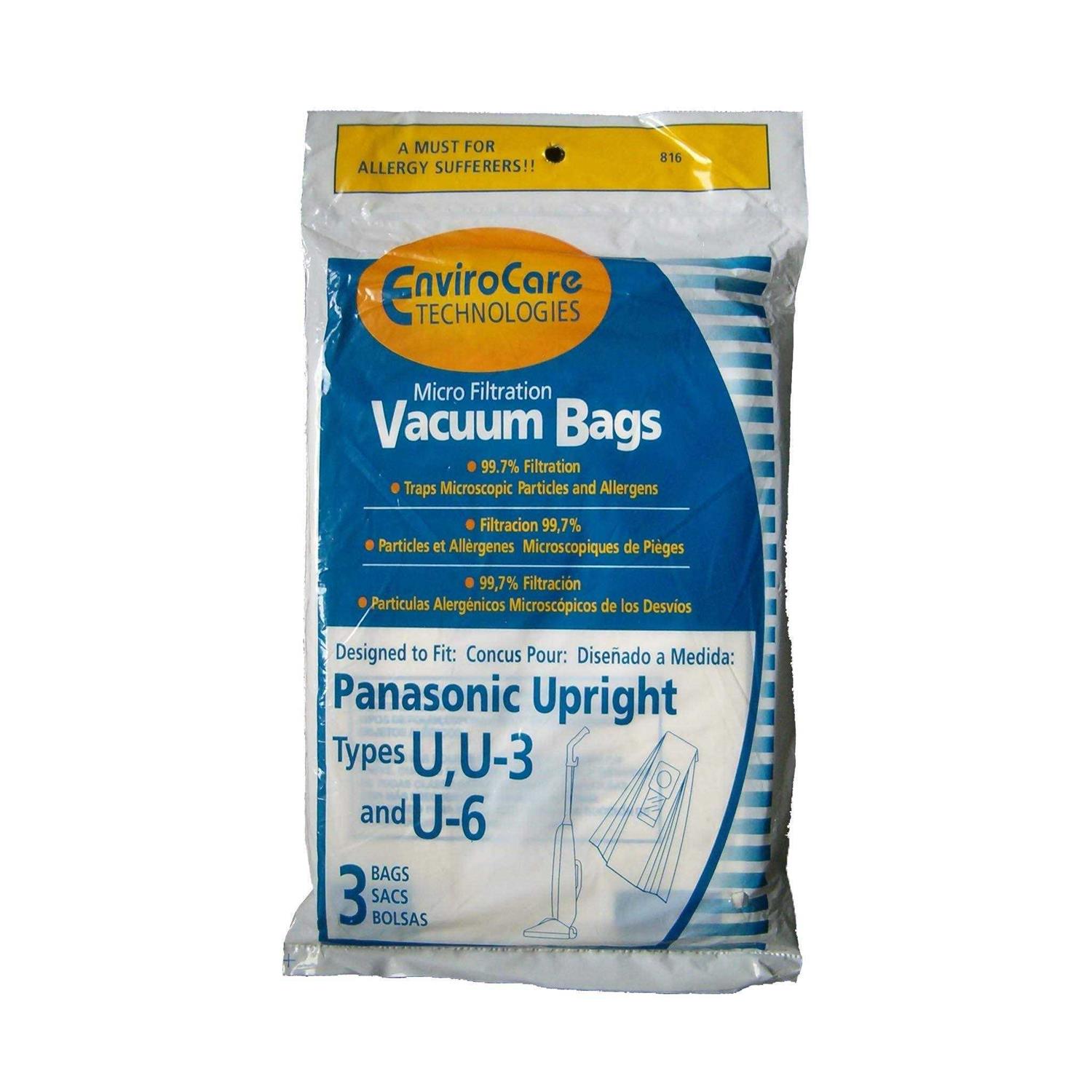 Panasonic Type U/U-3/U-6 Bags