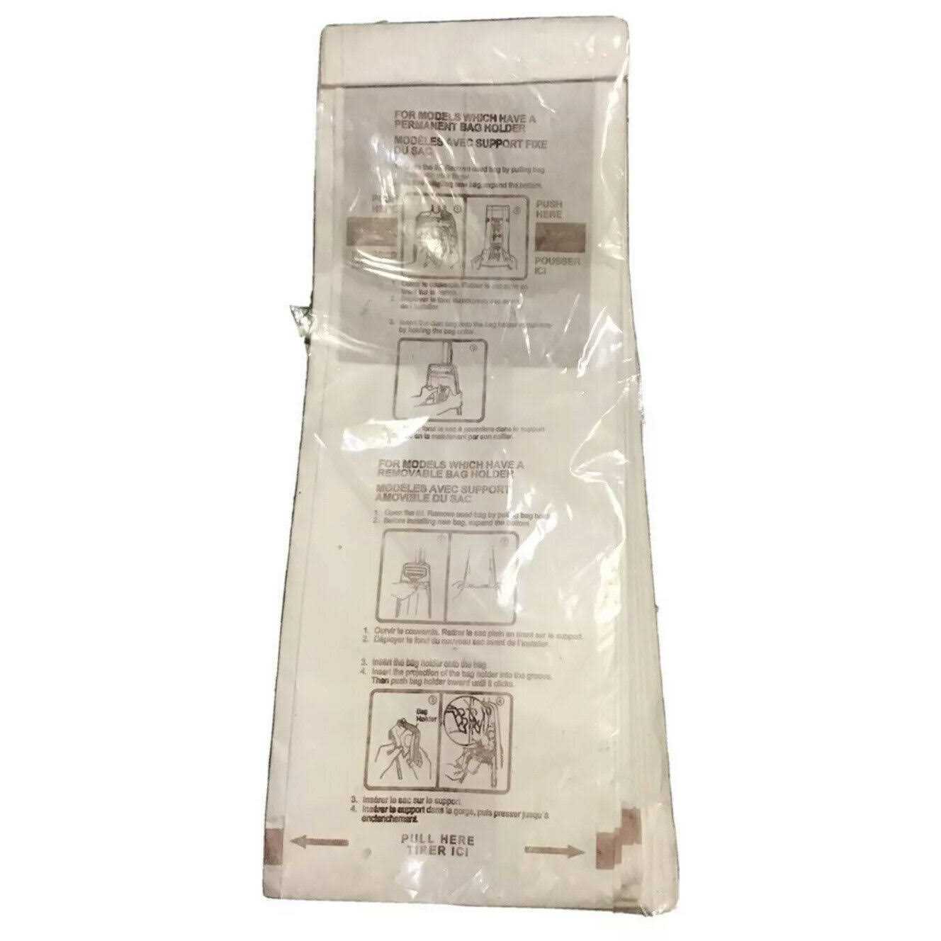 Package of 12 Panasonic Type U-3 Bags #MC-115PT - Image 3