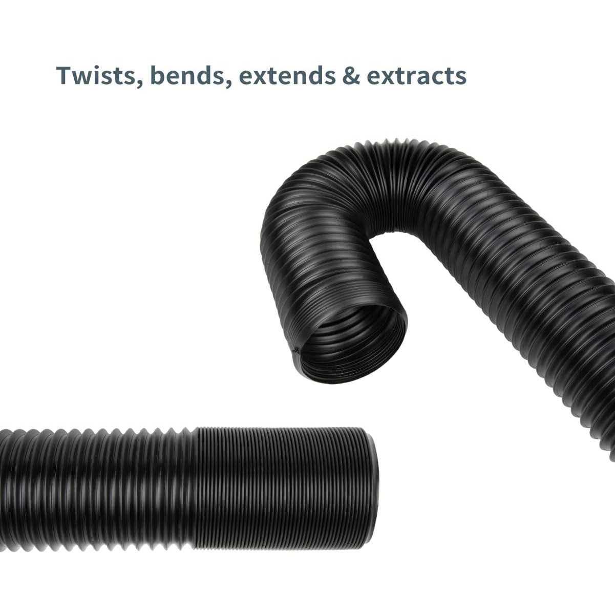 Powertec 70198 2-1/2-Inch Flexible Dust Collection Hose 36-Inch Long - Image 3