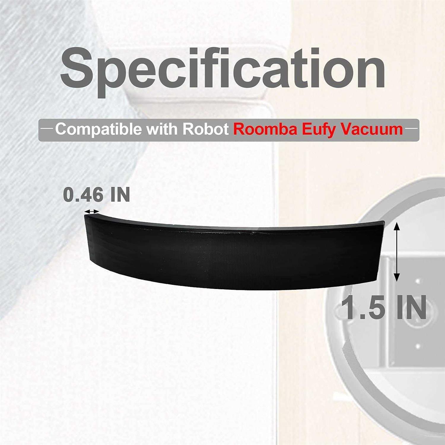 PIAOLGYI 2PCS Bumper Extender for Robot Roomba Vacuum Prevent Vacuum Cleaner from Getting Stuck - Image 5