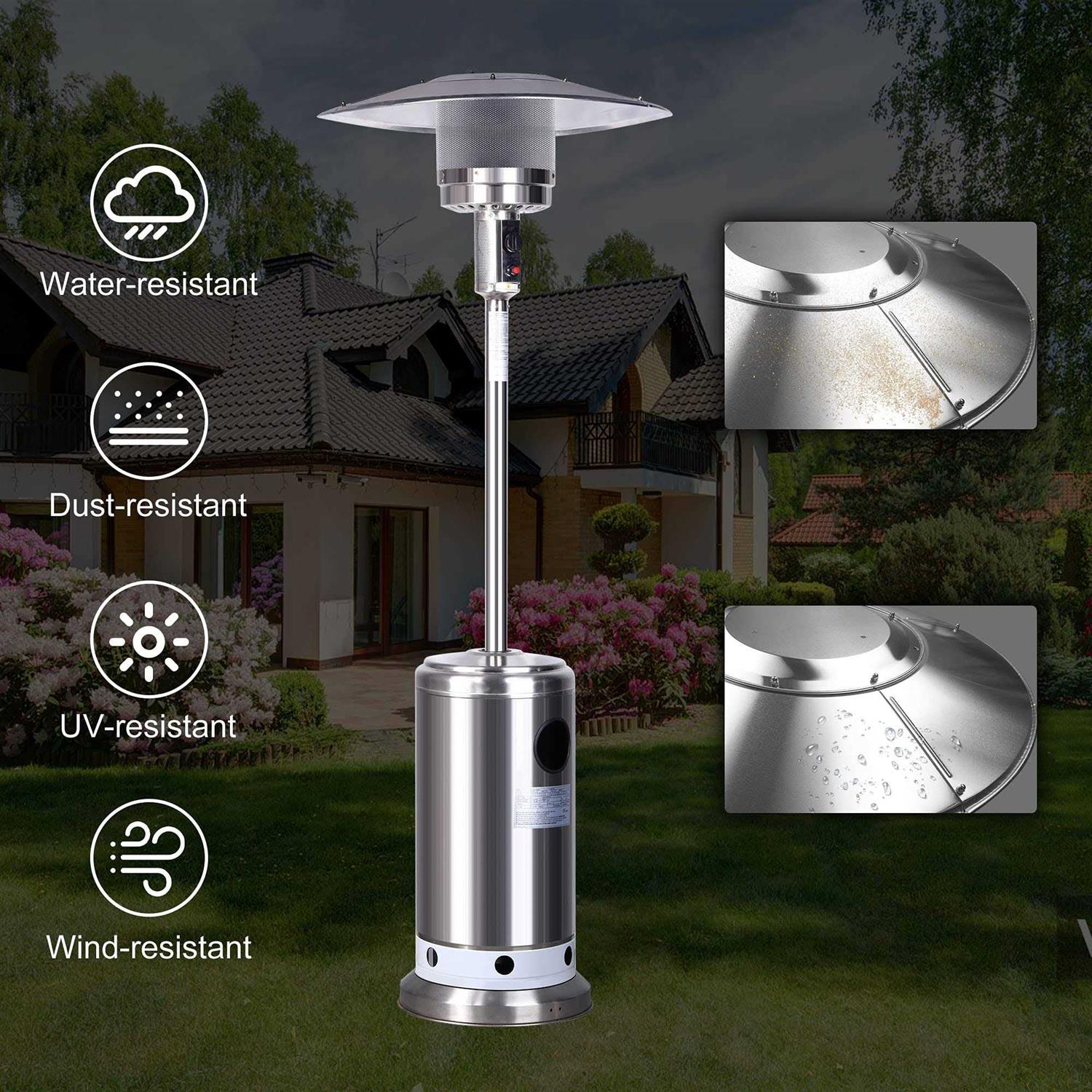 Patio Heater Top Reflector Shield Aluminum - Image 2