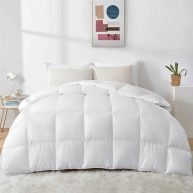 Puredown Down Comforter White