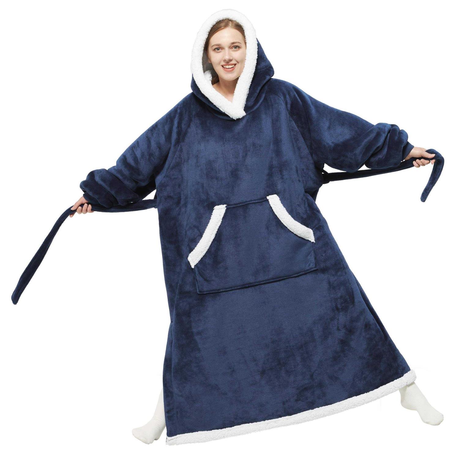 Bedsure Oversized Wearable Blanket Hoodie