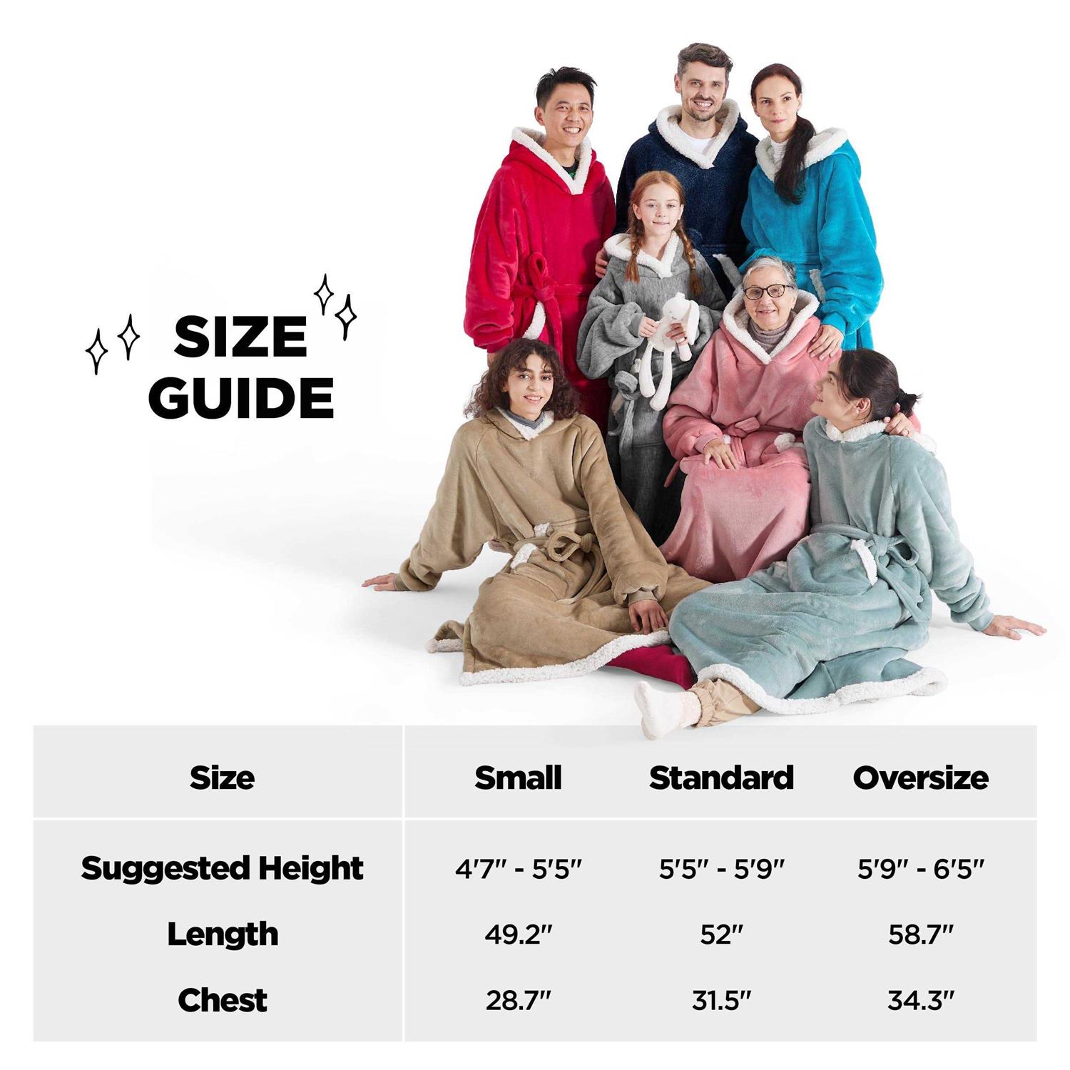 Bedsure Oversized Wearable Blanket Hoodie - Image 2