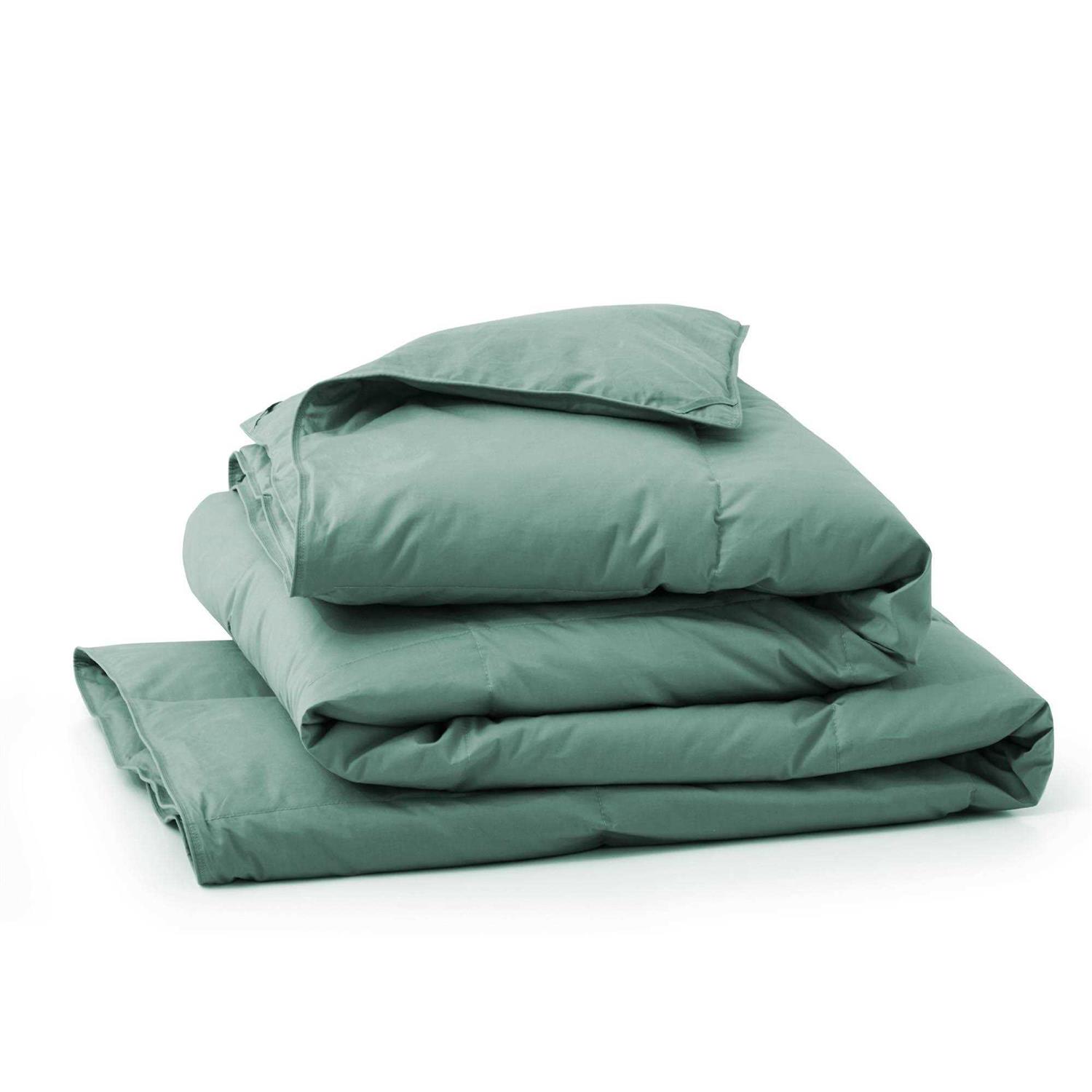 Peace Nest All Season Organic Cotton Comforter Filled with Down and Feather Fiber - Image 4
