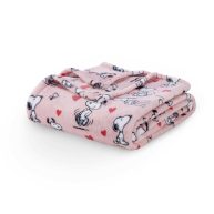 Berkshire Blanket Peanuts VelvetLoft Cute Character Snoopy Plush Throw Blanket
